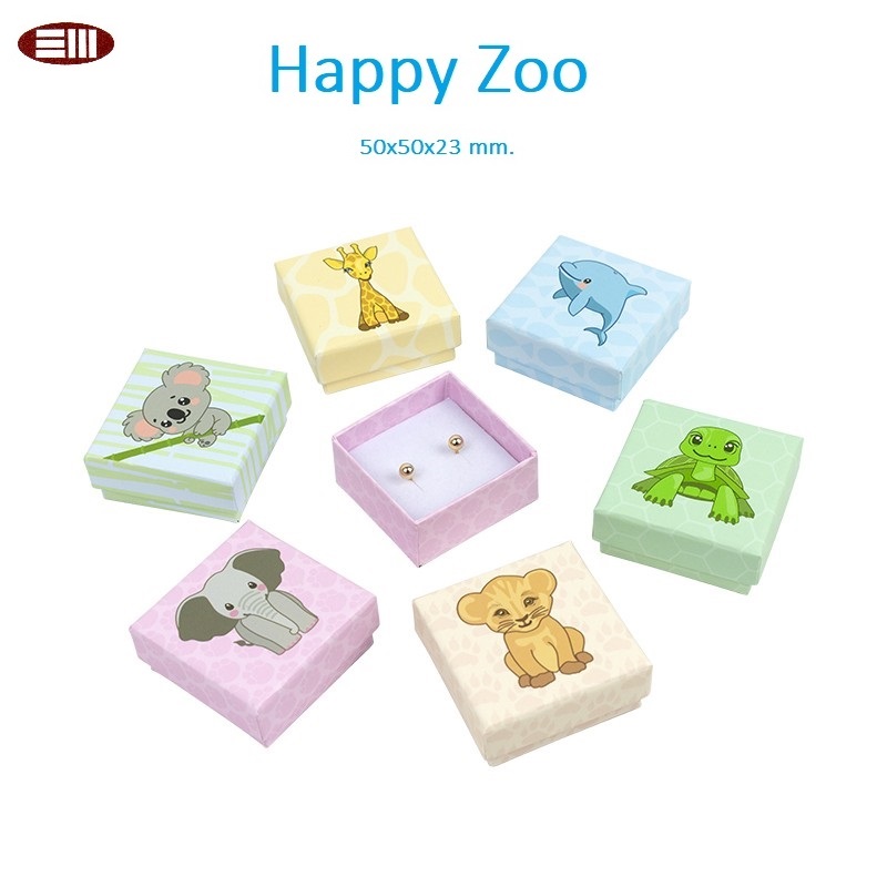 Cajita Happy Zoo 50x50x23 mm. Cajita Happy Zoo 50x50x23 mm.